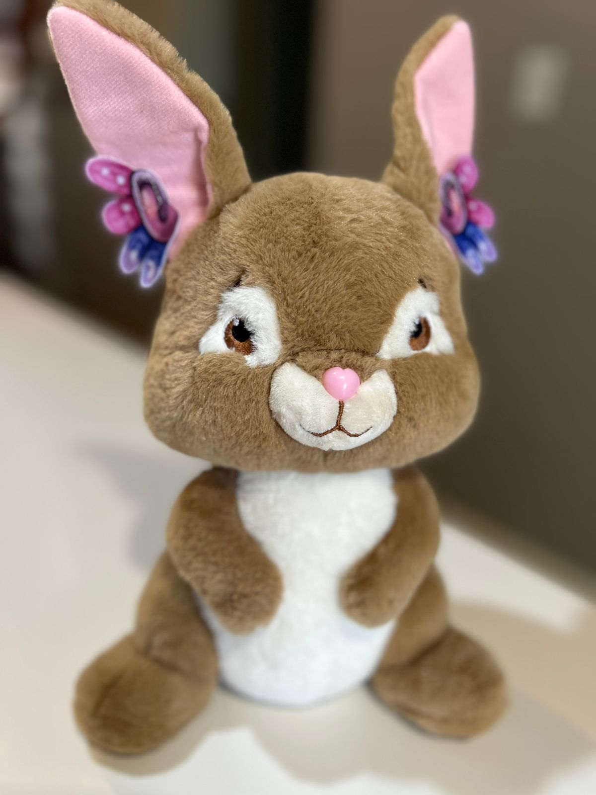 Little Rabbit Plushy with ‘Echo’ Hearing Petals